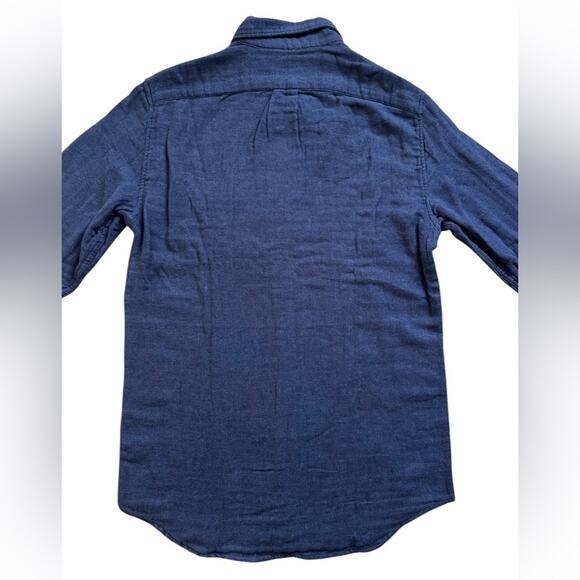 J.Crew Mens slim fit cotton button down shirt navy size small NWT long sleeve - Picture 5 of 7